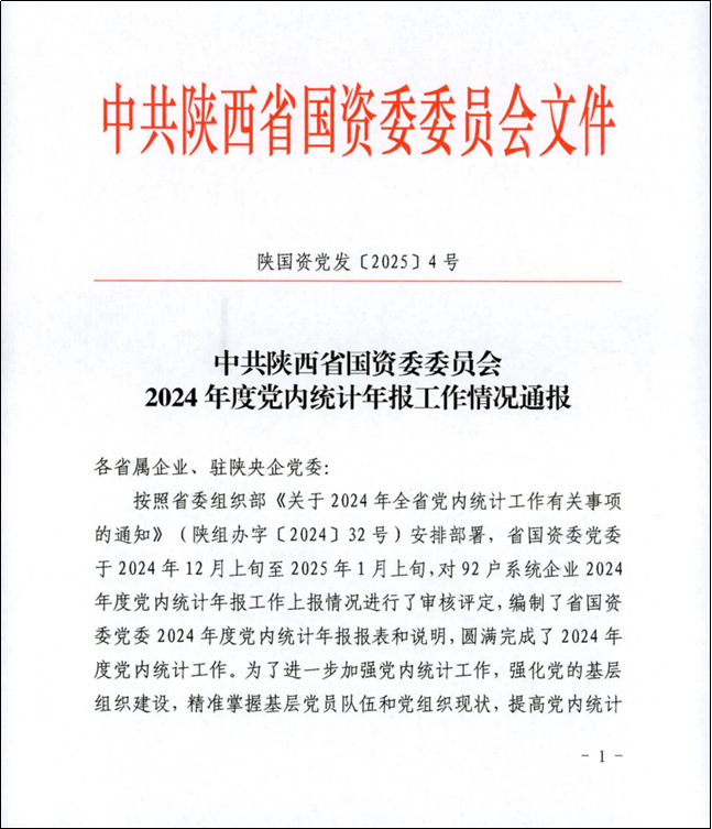 精析黨內(nèi)統(tǒng)計(jì)年報(bào) 賦能金葉黨建高質(zhì)量發(fā)展 集團(tuán)公司黨委2024年度黨內(nèi)統(tǒng)計(jì)年報(bào)工作榮膺佳績